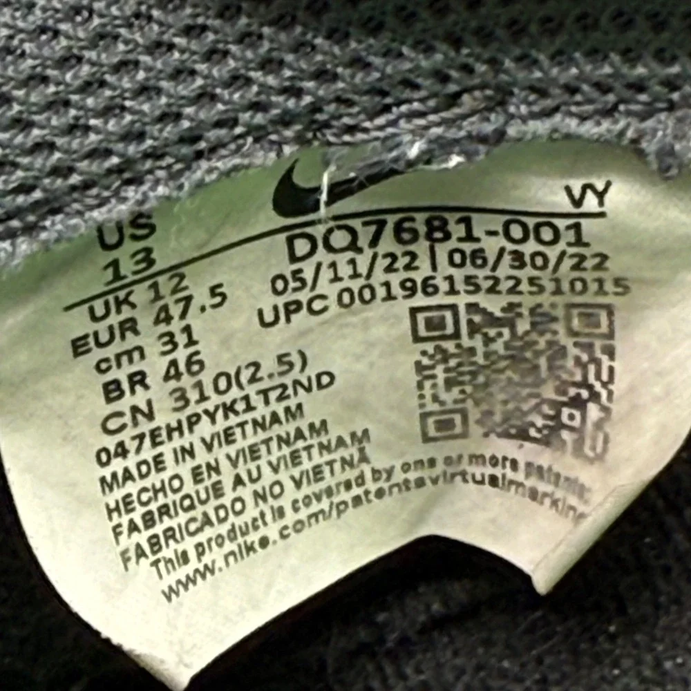 Nike Dunk Low Halloween‎ Iron Grey Men's Size 13 Grey Green DQ7681-001 Retro